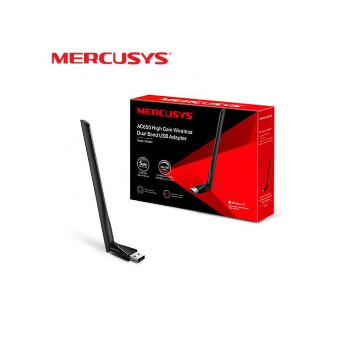 Mercusys Clé WiFi MU6H AC650 - Adapter High Gain Wireless Dual