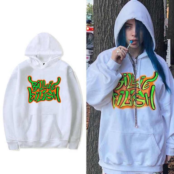 Sweat à Capuche Officiel Billie Eilish - Merch Anime, Pour Fans