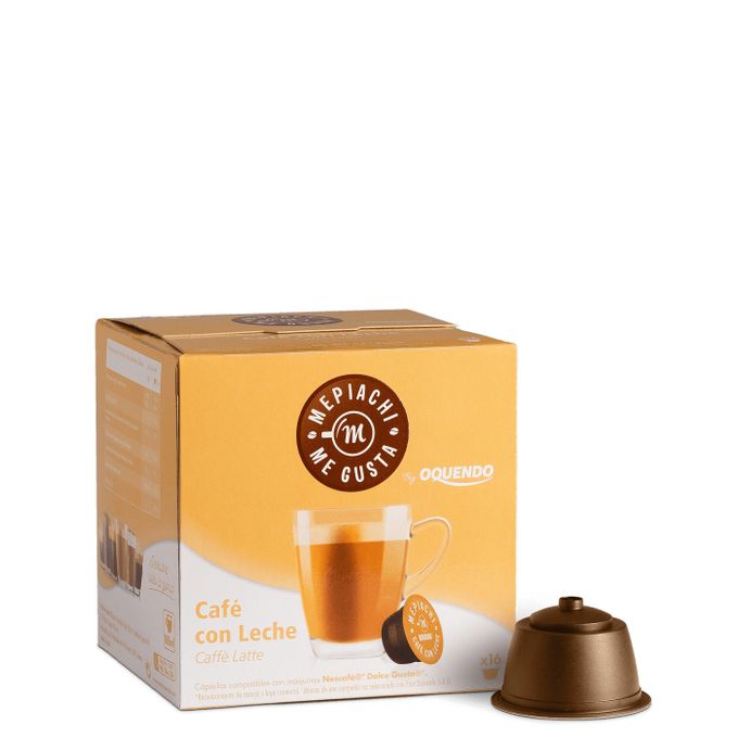 Oquendo Café Latte compatibles Dolce Gusto 16 capsules à