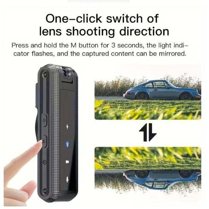 TOSBARRFT Body Camera 4K Con 128GB E Batteria 120 Min – Mini, Impermeabile, Wi-Fi E Clip A 360°