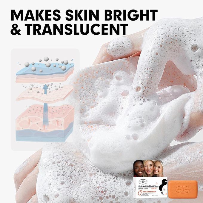 product_image_name-Aichun Beauty-Savon Gommant Acide Kojique & Glutathion – Anti-Taches & Eclat du Teint 100g-5
