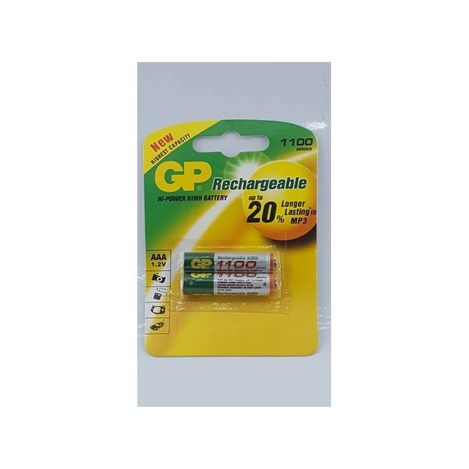 Generic GP 1100mAh AAA Batterie 1.2 V Ni-MH Rechargeable 2 pcs/lot