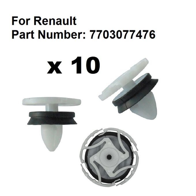 Generic 10 x panneau de porte rembourrage Fixation Clips renault à prix pas  cher