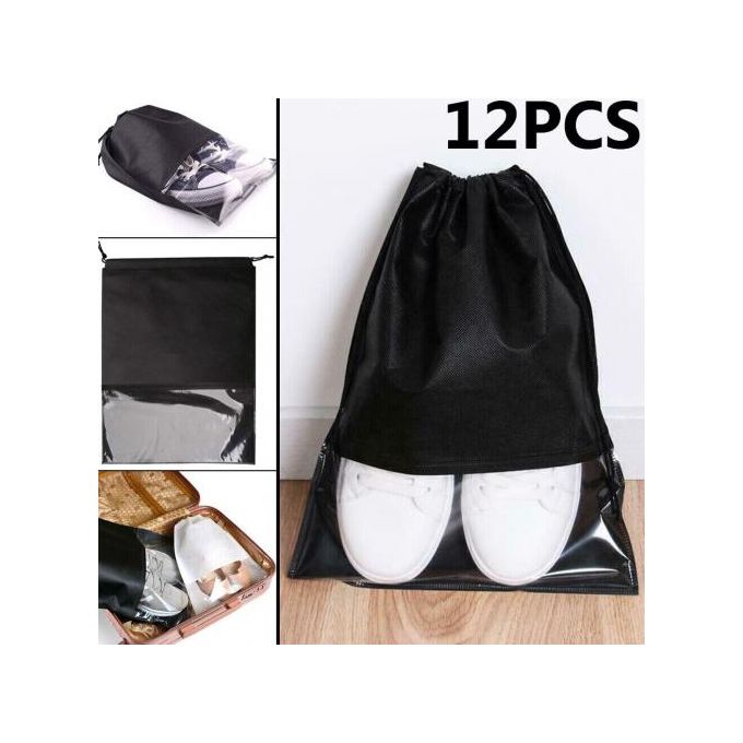 12 pièces Sac de rangement de chaussures de voyage Sac de