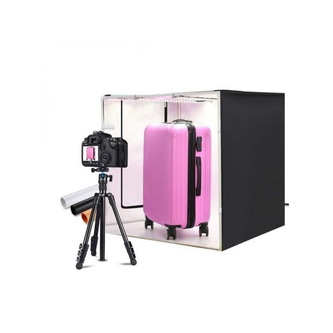 Puluz Studio Photo Boîte de Lumière Pliable 80 x 80 x 80 cm LED 5500K Mini Photo