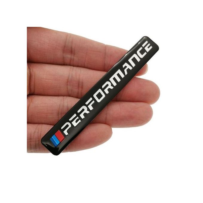 Generic Logo Badge autocollant M puissance Performance pour BMW Noir à