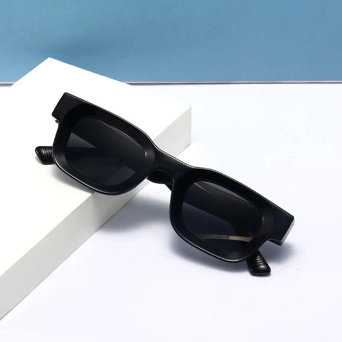 Generic Lunettes de soleil rétro rectangles pour hommes Monture Noir BY J&D  OPTY. à prix pas cher