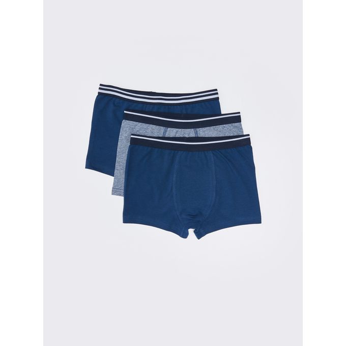 Lc Waikiki Paquet de 3 caleçons en coton basique pour garçon