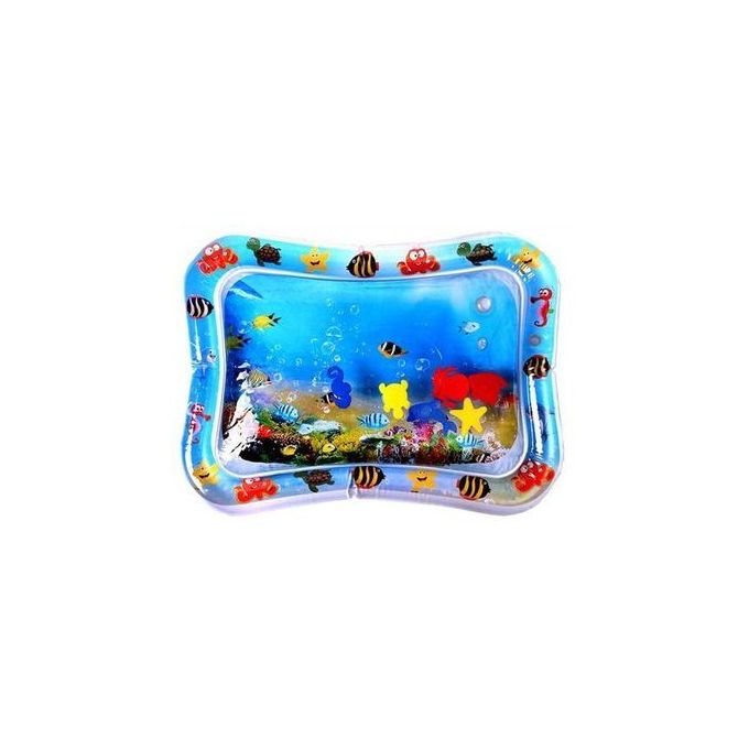 Generic TAPIS D'EAU GONFLABLE POUR BEBE AVEC 6 CREATURES MARINES à