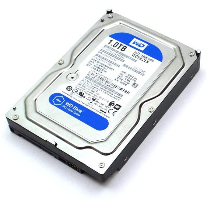 WD 1To 7200tr BLUE 64Mo SATA III WD10EZEX - Disque dur 3.5 interne