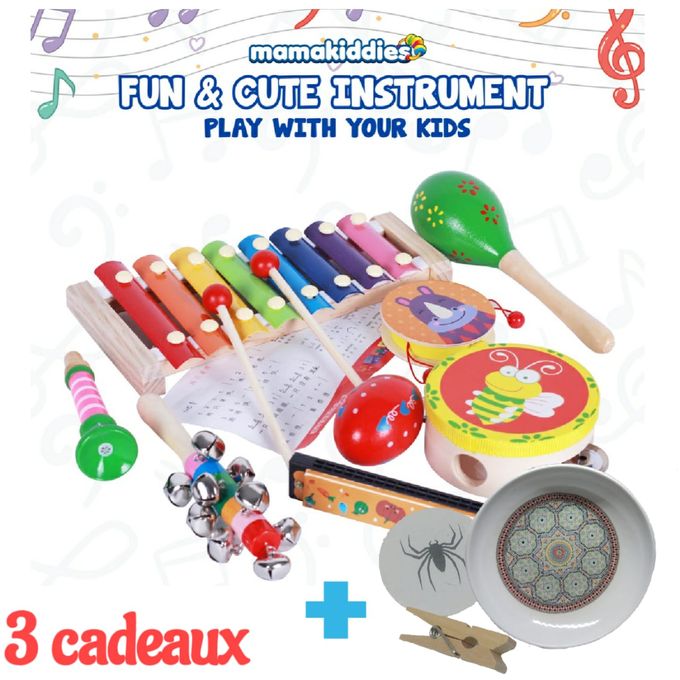 Instruments de musique pour enfants, ensembles de Maroc