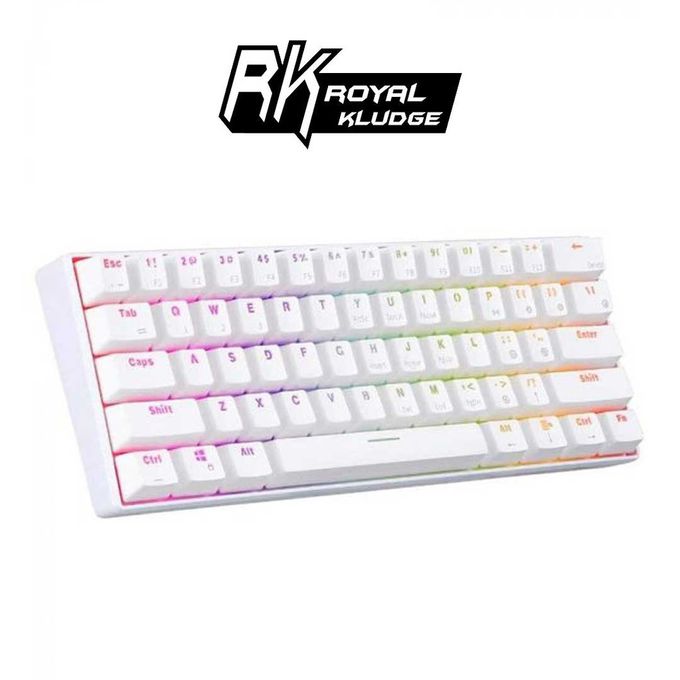 RK ROYAL KLUDGE RK61 Clavier de jeu mécanique 60% Maroc