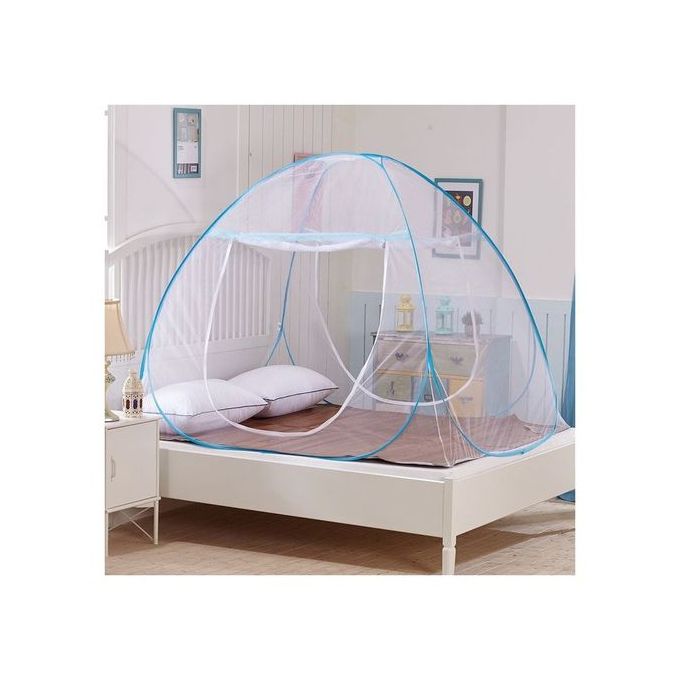 Moustiquaire de Lit double Pliable, Anti-moustiques Portable en Forme de Dôme