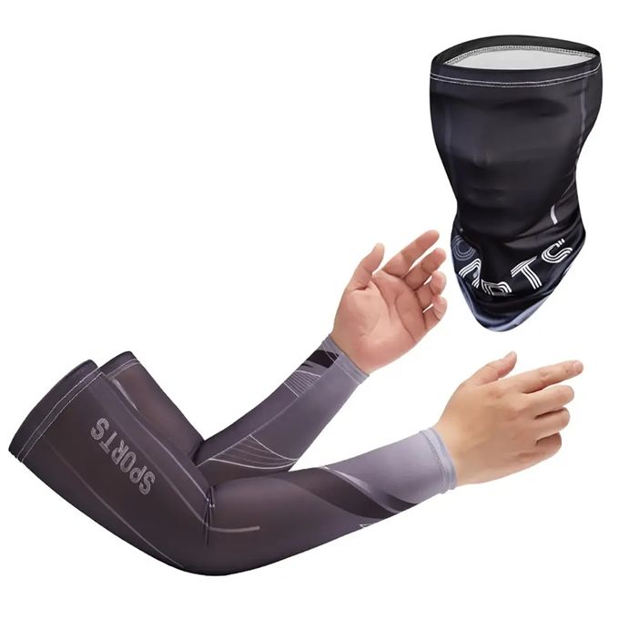 2 pièces ensemble soleil Protection gants main, bras Cool Sport cyclisme