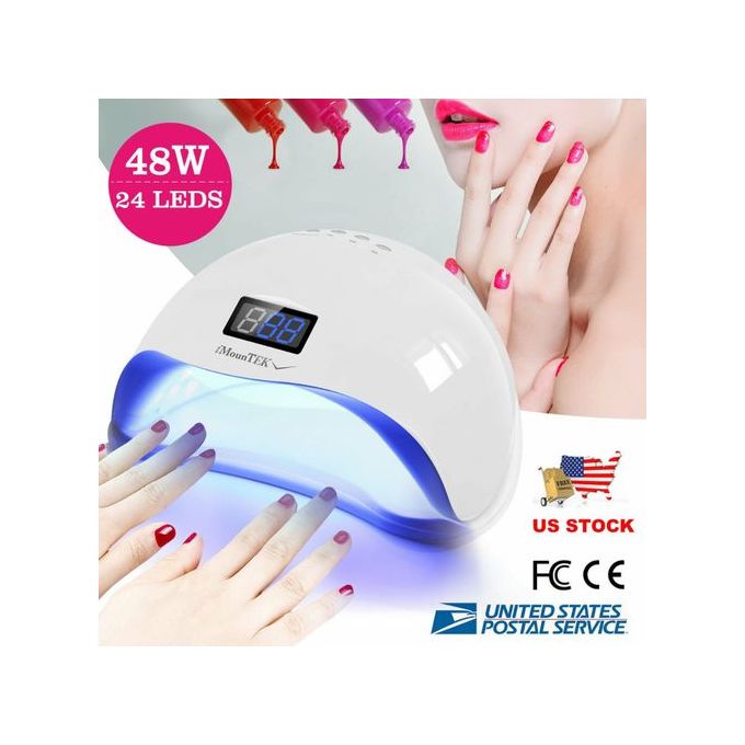 Sunuv Double lampe LED UV à polymérisation de 48 W, pour sécher le vernis à ongles gel