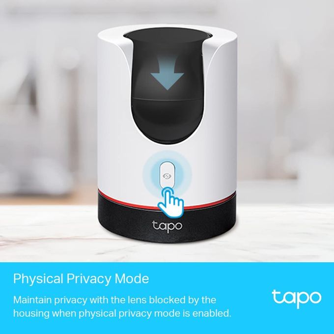 TP-Link Tapo C225 Caméra Wi-Fi de sécurité 4MP 2K QHD  360° inclinable, détection d'IA