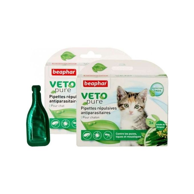 Generic Veto Pure 1 X Pipette Repulsives Antiparasitaires Pour Chaton A Prix Pas Cher Jumia Maroc