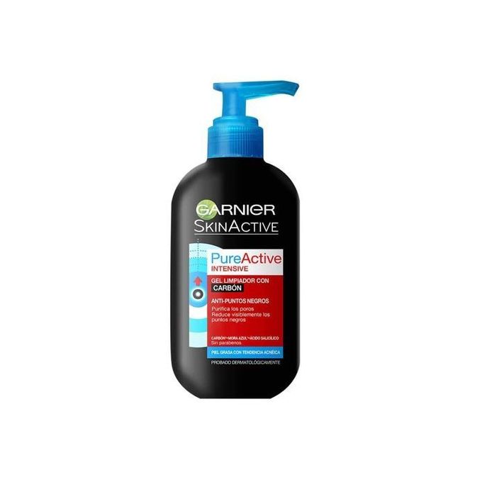 Garnier Gel Nettoyant PURE ACTIVE CHARBON peaux grasses à problèmes tenaces - 200 ml