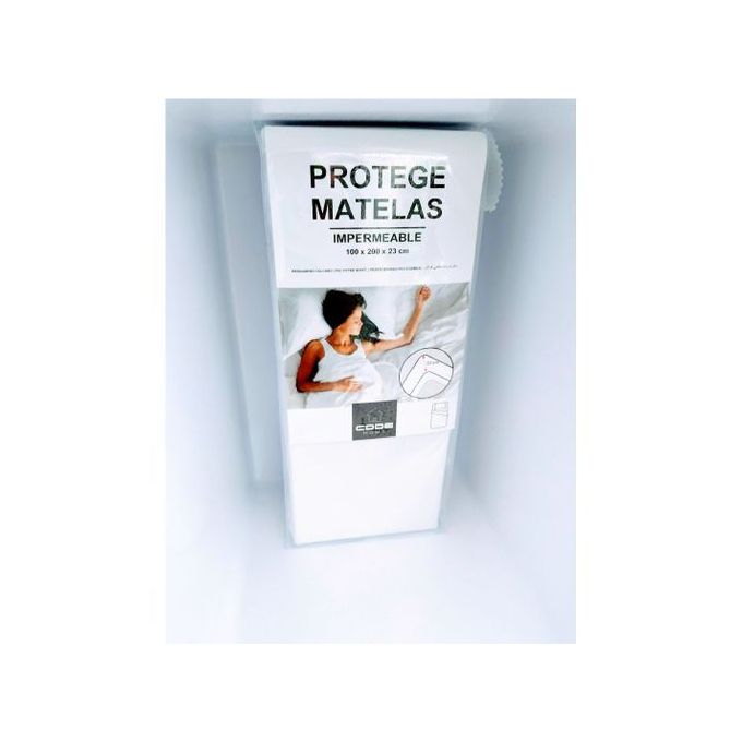 Drap Housse Imperméable, Protège matelas, 100% Coton  100*200*23
