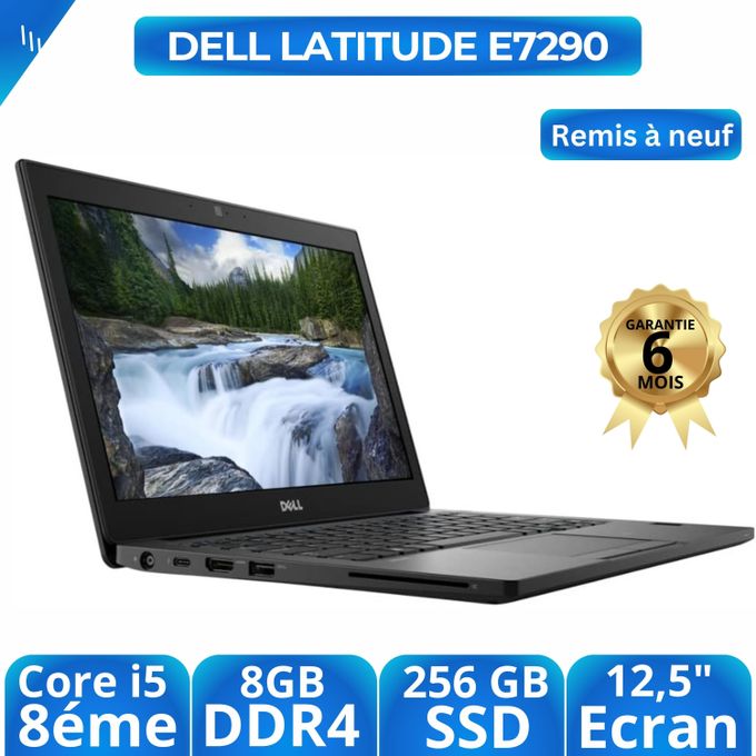 DELL Pc Portable Latitude 7290 i5 8350U 8éme Génération 8GB