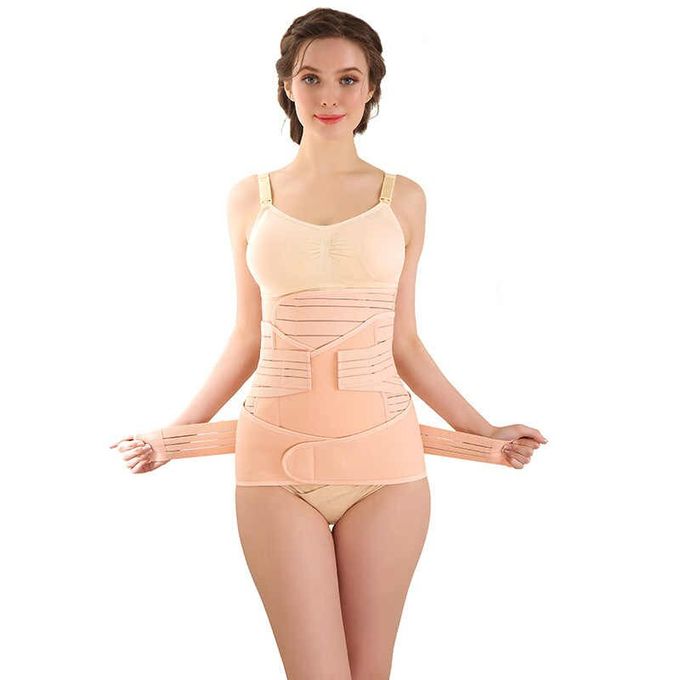 Generic 3 PCS/Ensemble Soutien Post-Partum récupération Ventre  Enveloppement Taille Bassin Ceinture Corps Shapewear pour la maternité  postnatale à prix pas cher