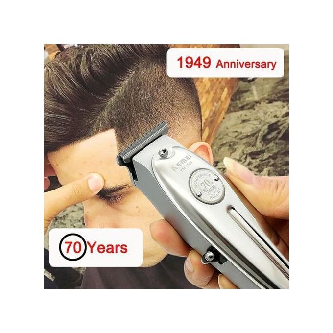 Kemei Tondeuse en métal à cheveux professionnel rechargeable KM-1949 à prix  pas cher