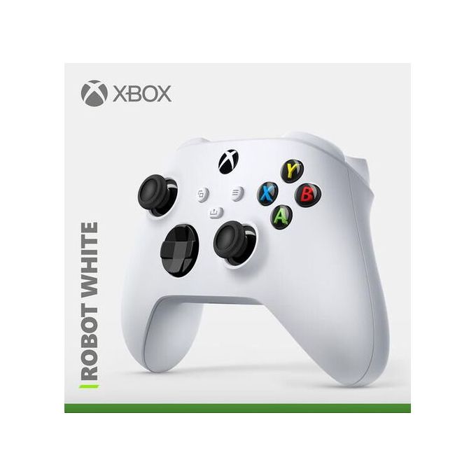 Manette sans fil Xbox - White Robot MICROSOFT : la manette à Prix Carrefour