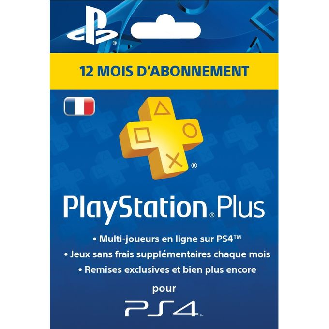Playstation Carte PSN Abonnement 12 Mois PlayStation Plus France à prix pas cher Jumia Maroc