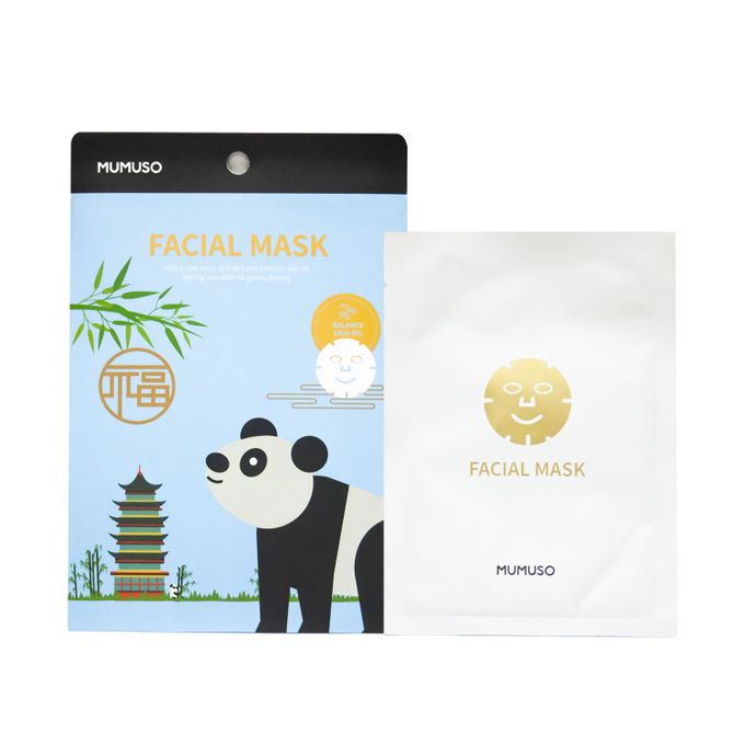 MUMUSO Masque facial équilibrant pour la peau (bambou commun)