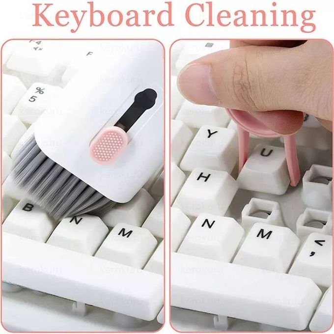 Generic Kit de nettoyage de clavier d'ordinateur 7 en 1 brosse stylo de  nettoyage à prix pas cher