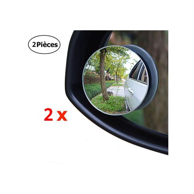 Generic 2 pcs Angle Mort Voiture Point Mort Rétroviseur Miroir, Autocollant  à prix pas cher