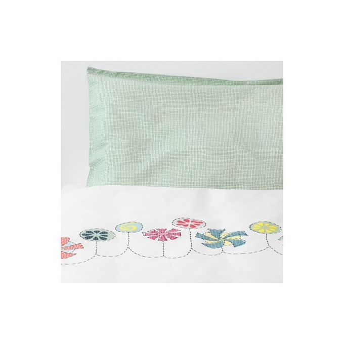 Ikea Housse De Couette Taie D Oreiller Pour Lit Bebe Multicolore Vert 110x125 35x55 Cm A Prix Pas Cher Jumia Maroc
