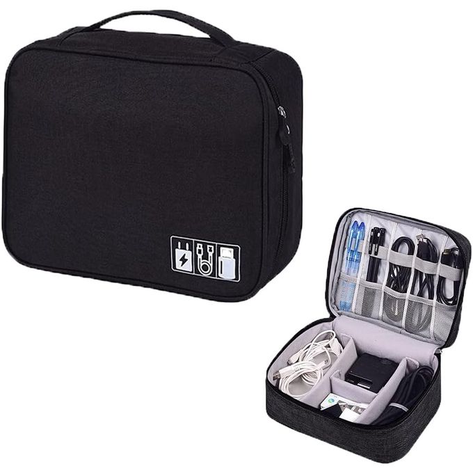 Boîte de rangement portable pour câbles de voyage, sauna, téléphone,  chargeur, fils, gadget USB, pour la maison, bijoux, gestion cosmétique -  AliExpress