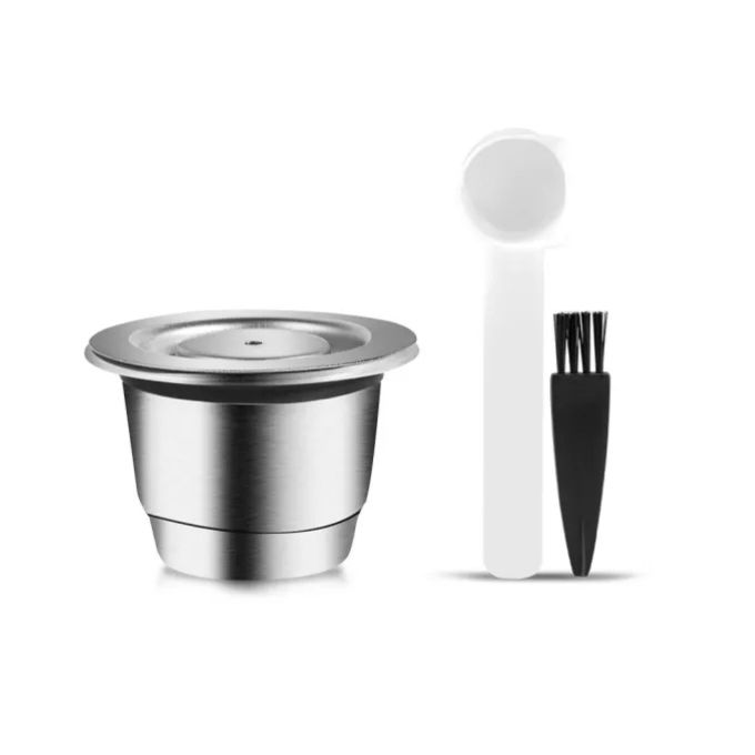 Capsule Nespresso compatible en inox rechargeable réutilisable café New  version