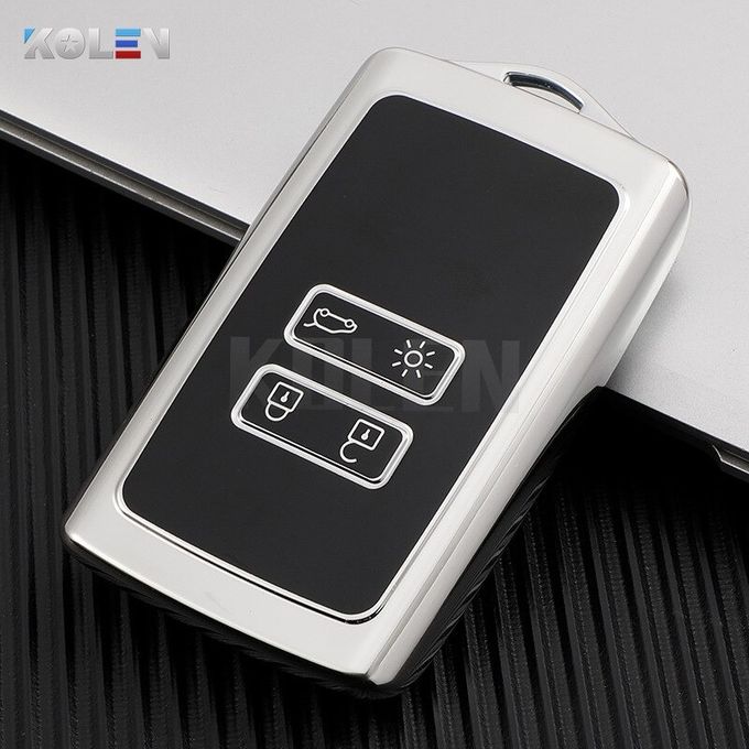 Coque clé,Porte-clé télécommande à 4 boutons, étui de contrôle pour Renault  Megane Captur 2020 Clio Zoe Kadjar Arkana - Type Marron - Cdiscount Auto