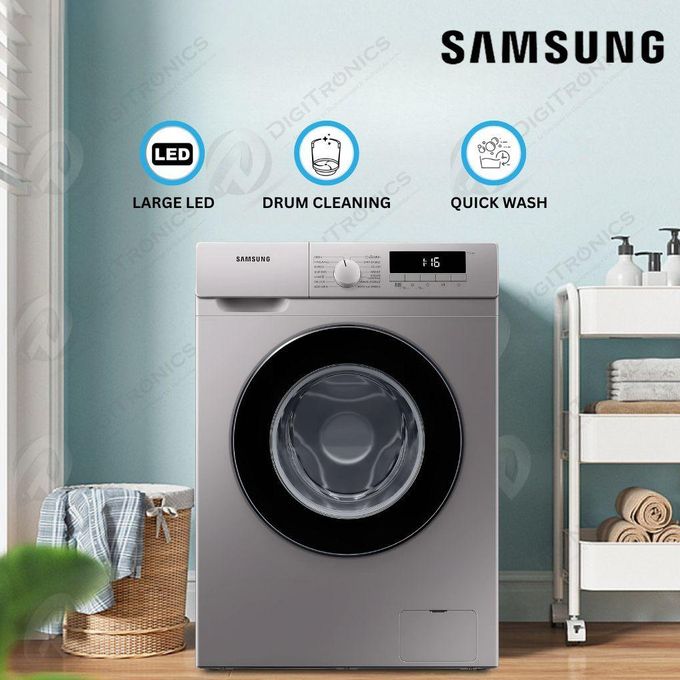 Samsung Machine à laver - 7KG - 1200 t/min - Grand écran LED - Gris