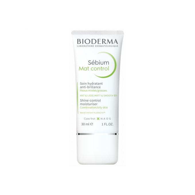 Bioderma Sébium Mat Control (Crème Matifiante Anti-Brillance Peaux Grasses 30ml)