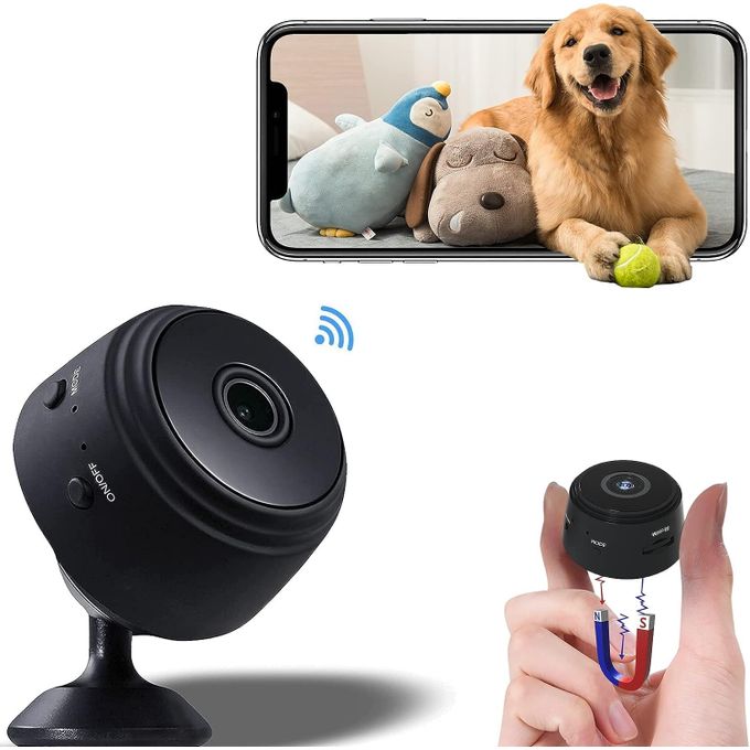 Mini Caméra Espion WiFi Caméra Cachée Caméra Espion avec Détection de Mouvement