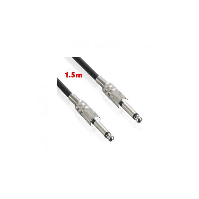 Generic cable Jack Mâle Audio Mono 6.35mm, pour amplificateur