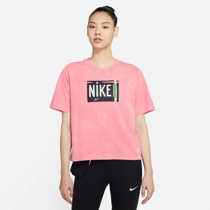 Compare Nike Tee Shirt Lifestyle Femme Rose Price
