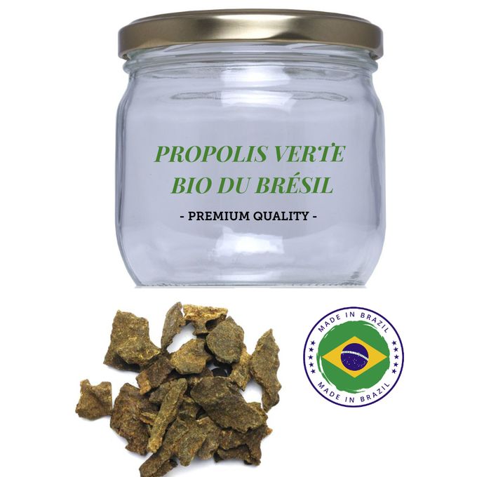 Pura Propolis verte du Brésil en morceaux 10g - Certifiée biologique à prix  pas cher