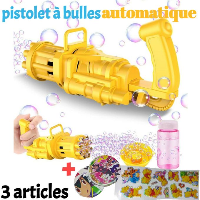 Machine A Bulle, TIK Tok Gatling Jouet GarçOn 3 Ans 69 Trous Et LumièRe,  Appareille A Bulle pour Enfant, Automatique Fille Pistolet à Bulles pour  IntéRieur ExtéRieur (Bleu) : : Jeux et Jouets