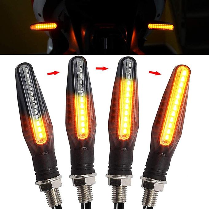 Clignotant Moto Led - Clignotant Led Moto Bleu et Ambre