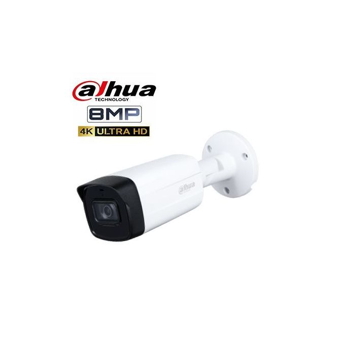 Dahua Camera 8MP Étanche 4K Turbo  3.6mm Bullet IR 80M