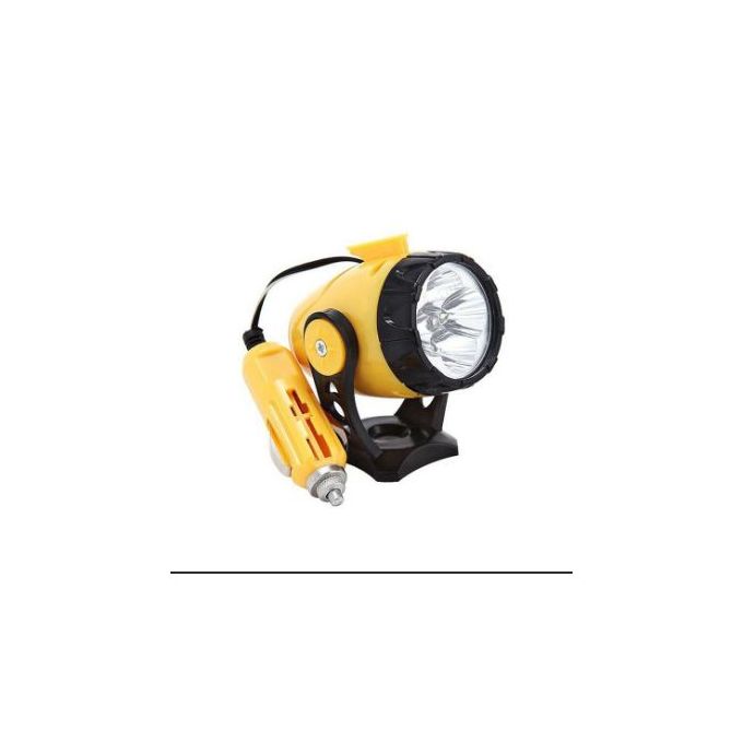 Magnétique Lampe Torche 5 LED de Voiture avec Prise 12V Allume-cigare 