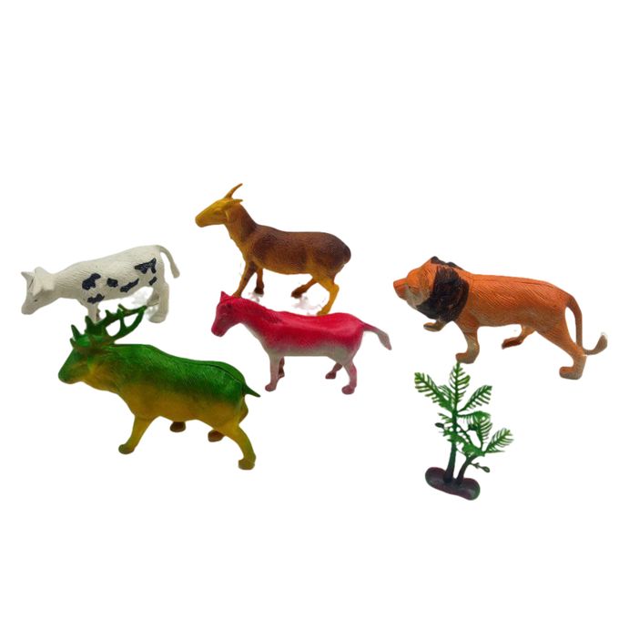 Generic 6 figurines d'animaux de ferme réalistes - Cadeau éducatif