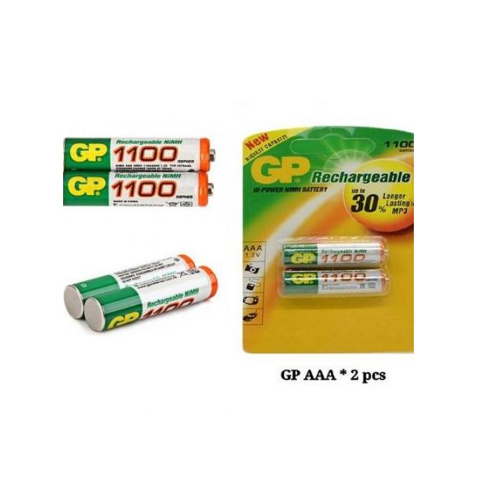 Generic GP 1100mAh AAA Batterie 1.2 V Ni-MH Rechargeable 2 pcs/lot