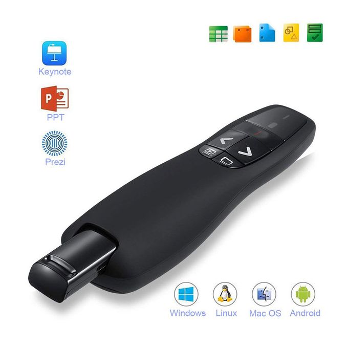 Logitech Pointeur Laser Stylo Récepteur USB Sans Fil, Télécommande  PowerPoint 2.4 GHZ - Prix pas cher