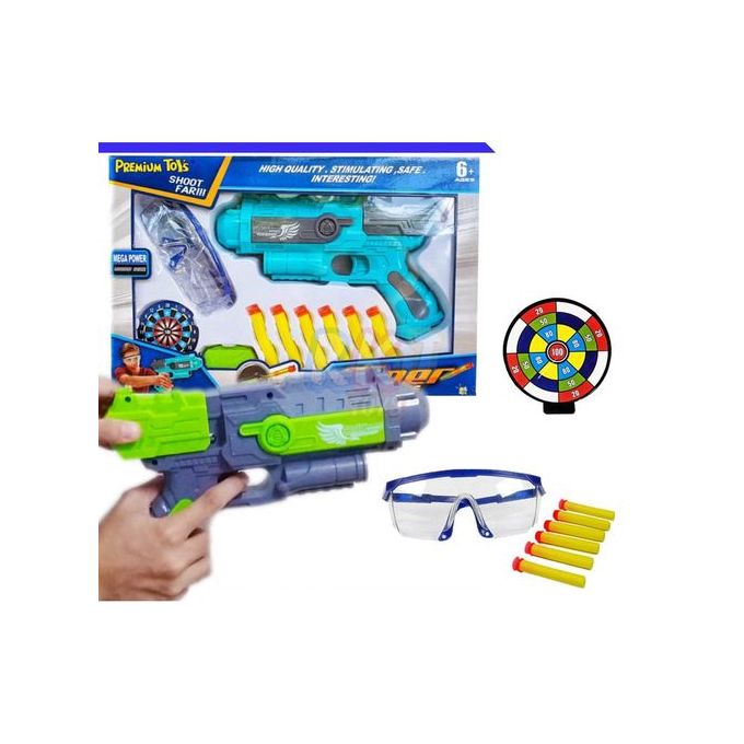 6 pièces jouet pistolet balle molle cible tirer fléchette Fr NERF n-strike  Elite Blaster enfant jouet 