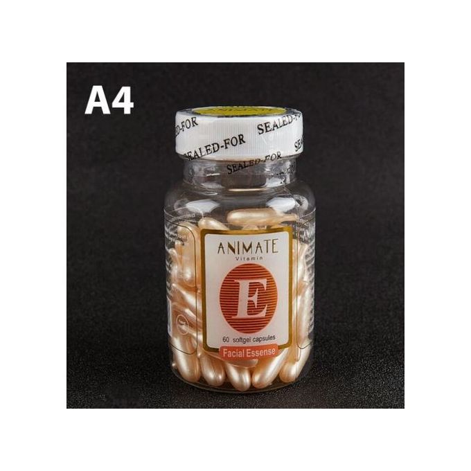 Animate Capsules de sérum essence vitamine E, 60  pièces/bouteille,anti-rides,anti-vieillissement cutané à prix pas cher |  Jumia Maroc
